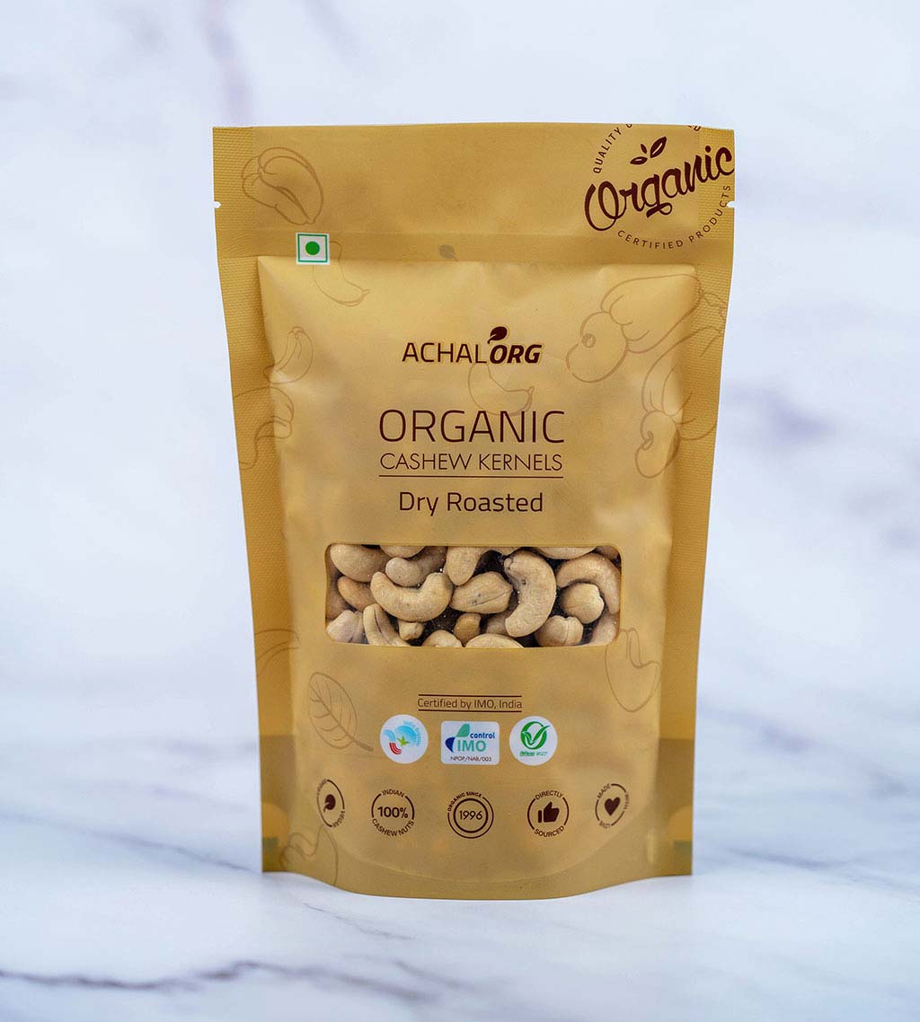 Dry Roasted & Salted Organic Cashew Nuts M