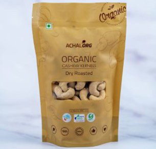 Dry Roasted & Salted Organic Cashew Nuts XXL